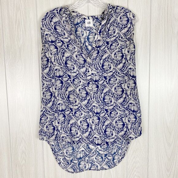 CAbi Tops - Cabi | Blue Paisley Plaza Blouse Size Small